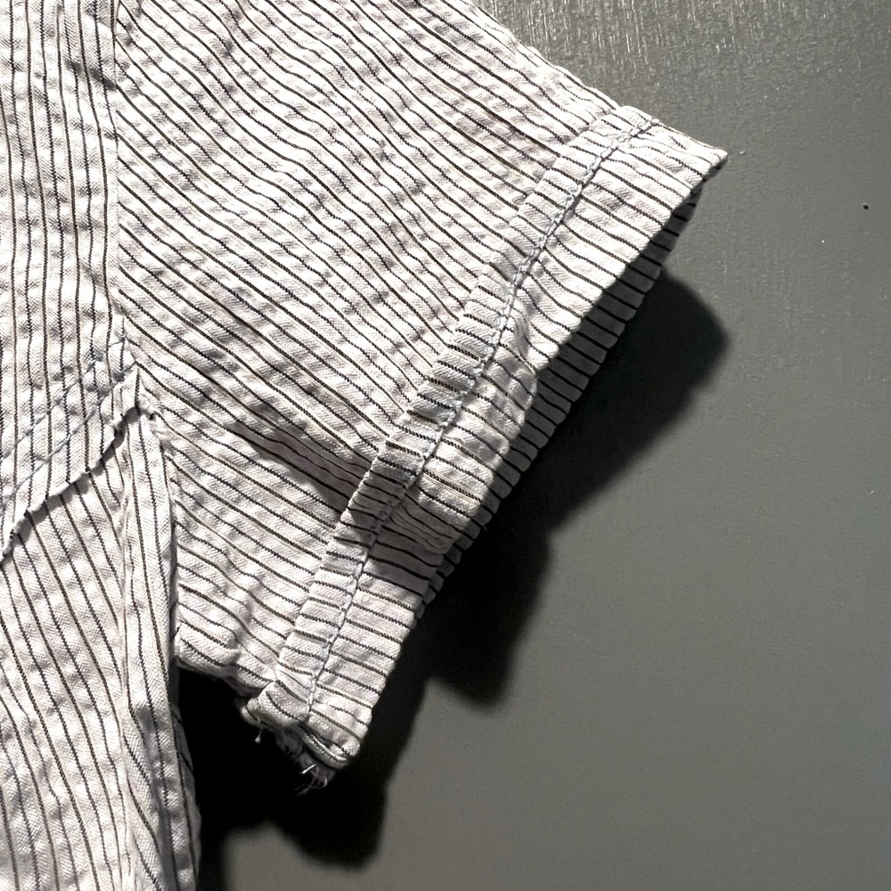 Free People Striped Button-Up Blouse - Picture 6 of 9